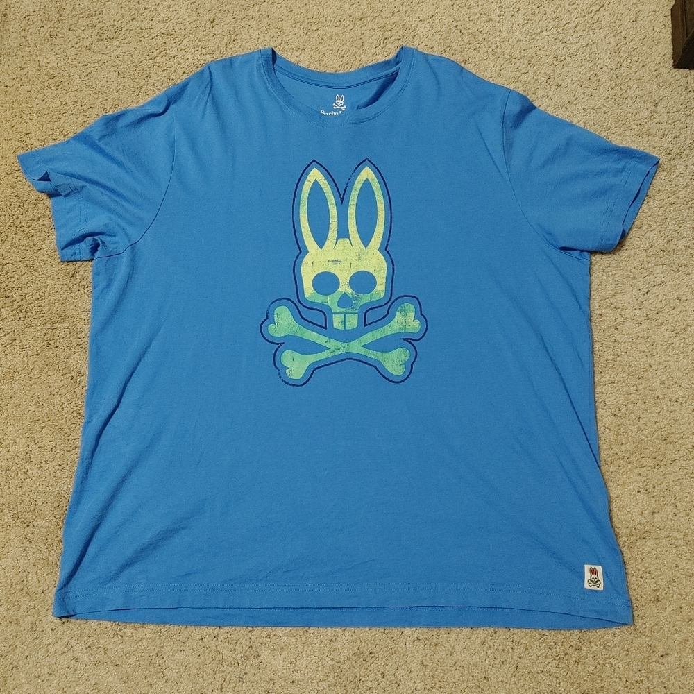 Psycho Bunny "Distressed Emblem"  Short Sleeve Tee